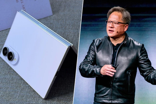 Jensen Huang Galaxy Z Fold8