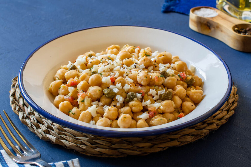 Garbanzos a la vinagreta, receta de cocina fácil, sencilla y deliciosa