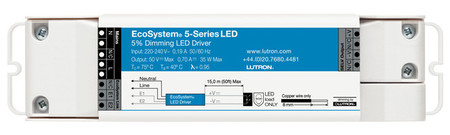 Nuevo driver LED de Lutron, EcoSystem 5-Series