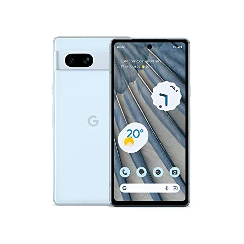 Google Pixel 7a 15,5 cm (6.1") SIM doble Android 13 5G USB Tipo C 8 GB 128 GB 4385 mAh Azul (Renovado)