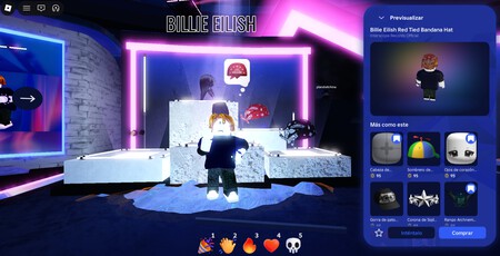 Billie Eilish Roblox Skin Colaboracion