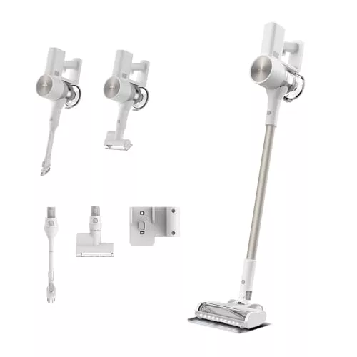 XIAOMI Aspiradora inalámbrica G20, 25 kPa / 150 AW, 60 min de autonomía, filtración 99.9%, con luz Frontal para detección de Polvo, Ideal para Suelos Duros, alfombras y Pelo de Mascotas