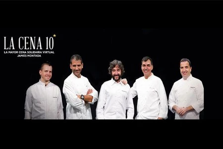 La Cena 10 más solidaria de nuestros cocineros "michelin"