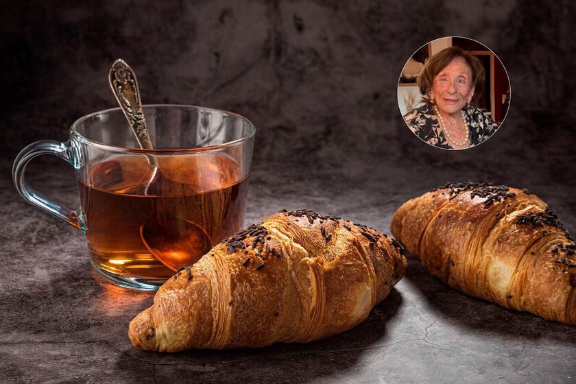 Renata, 101 años:  No sé cocinar. Tomo té con croissant caliente a las nueve, almuerzo macarrones con judías y tomate y siempre ceno fuera 