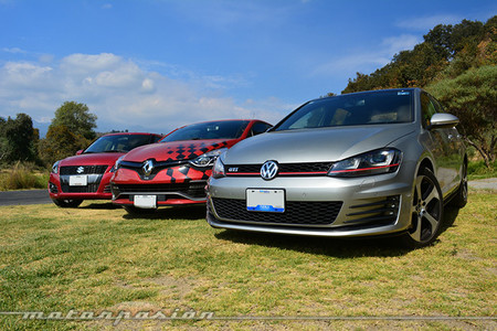 Comparativa: Suzuki Swift Sport vs Renault Clio RS vs Volkswagen Golf GTI (Parte 4)