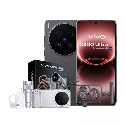 vivo X300 Ultra, cámaras ZEISS con Objetivos fijos de 14+35+85mm, Video multifocal 4K a 120 FPS, Móvil 16+1TB, Pantalla 2K ZEISS Master, 6600mAh, Kit de fotografía+estabilizador de vídeo Profesional