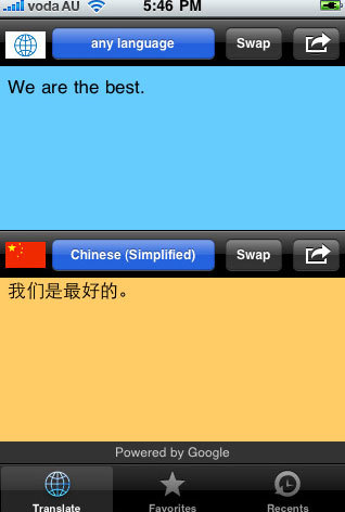 Aplicaciones viajeras para el iPhone: traductor