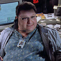 Si pausas Jurassic Park a los 43 minutos con 52 segundos y miras este monitor, verás una referencia oculta a Steven Spielberg