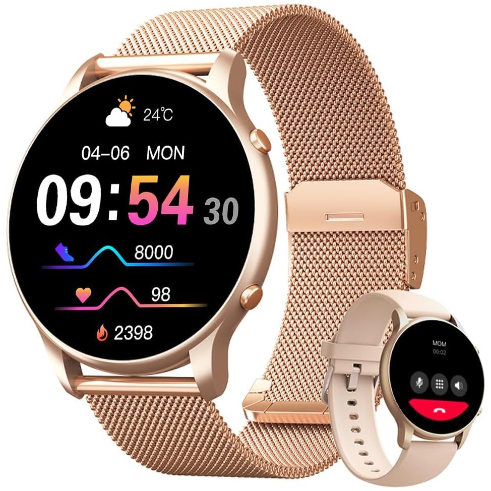 Smartwatch Feminino Blackultra 1.32" Full Touch