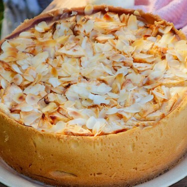 Cómo preparar pay frío de mazapán cremoso sin grenetina ni horno. Receta rápida y fácil con solo 4 ingredientes