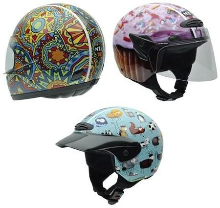 Los cascos infantiles de NZI, ahora con nuevas decoraciones