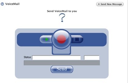 Voicemail, aplicación para Facebook de FwdNet
