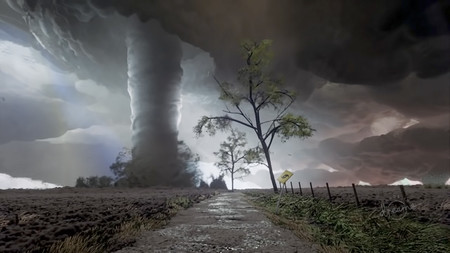 Esta espectacular tormenta es sólo una pequeña muestra de los maravillosos paisajes que este artista está creando en Dreams