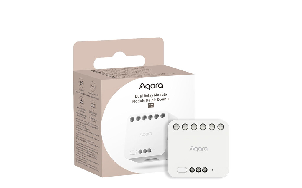 Este relé se coloca bajo la pared, funciona con Matter y hace que cualquier interruptor sea inteligente