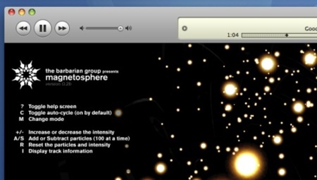 Modifica Magnetosphere y el nuevo visualizador de iTunes 8