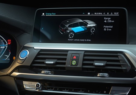 La autonomía real del BMW iX3 podría distar de los 460 km anunciados, según una imagen publicada por la marca