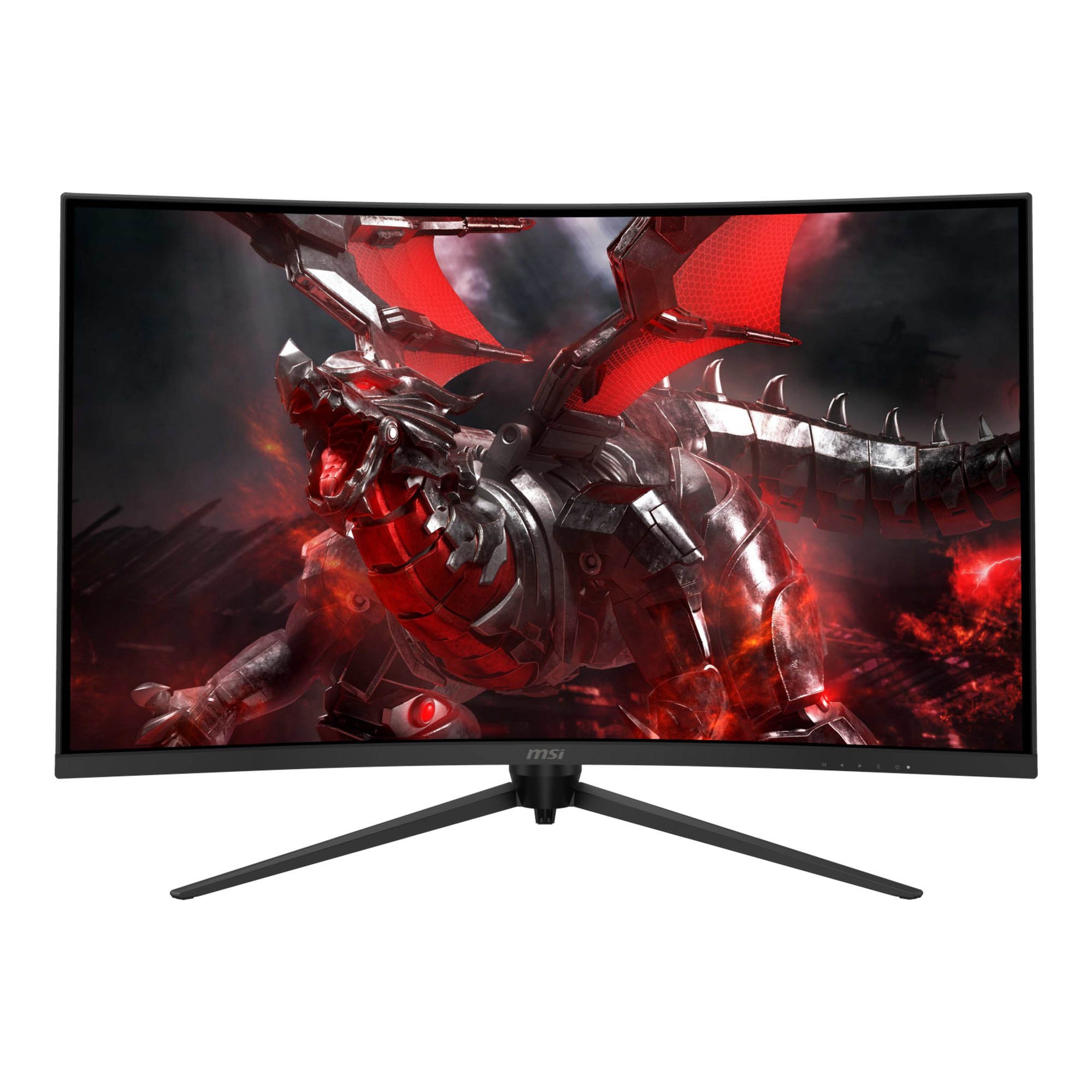Monitor gaming - MSI Optix G321CQP, 31.5", WQHD, VA, 1 ms, 165Hz, Curvo, Blue Light PRO, Negro