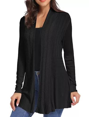iClosam Cárdigan Largo de Casual para Mujer
