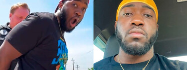 Un streamer es detenido en directo y su máxima preocupación es tener una buena miniatura para su video en Youtube 