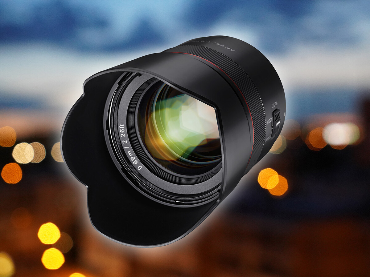 Samyang AF 75mm F1.8 FE, características, precio y ficha técnica