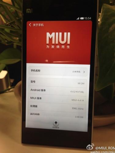 La beta de MIUI V6, derivada de Android 4.4 KitKat, a prueba en el Xiaomi Mi3