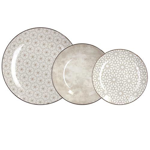 Tognana Habana, servicio de platos de 18 