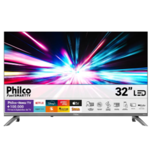 Smart Tv 32 Philco Roku Tv Dolby Áudio Hdr10 P32crb
