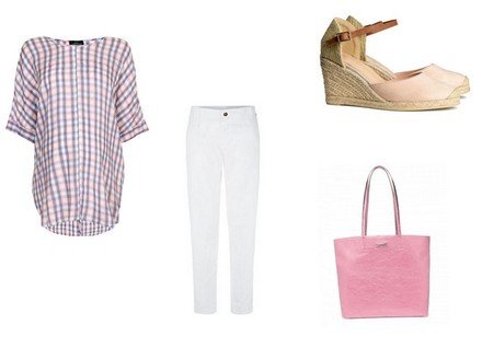 Look con pantalones verano premamá