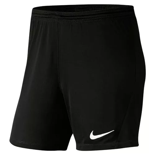 Nike W Nk Dry Park III Short NB K Sport Shorts, Mujer, Black/White, L