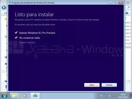 Listo para instalar