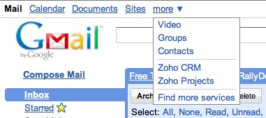 Integración Zoho Google Apps
