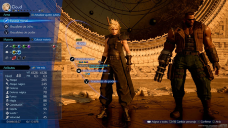 Final Fantasy 7 Rebirth Consejos Materias