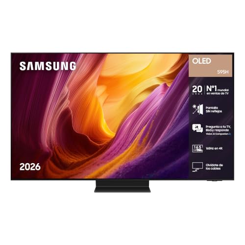 Samsung TV OLED S95H 65" 4K Smart TV con IA y Pantalla sin Reflejos