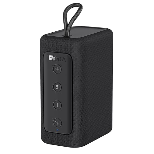 1 Hora Bocina Bluetooth 7W, Mini Bocina Portatil con Sonido Estéreo TWS