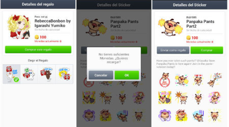 Ya no se pueden comprar stickers de LINE para regalar en iOS