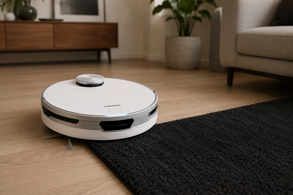 Mi robot aspirador tiene miedo a las alturas hasta el punto que una alfombra negra le parece un abismo. Así lo he solucionado