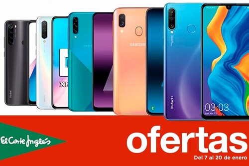Ofertas en smartphones en las Rebajas de El Corte Inglés: 21 modelos de Samsung, Xiaomi, Huawei, OPPO o LG con descuentos de hasta un 38%