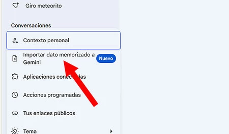 Gemini Memoria Mudanza
