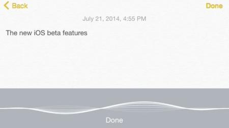 La función Voice-to-text de iOS 8 funciona a las mil maravillas