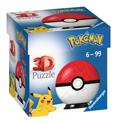 Ravensburger Rompecabezas 3D Pokebola Pokeball Pokémon