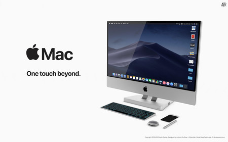 Así sería el cruce entre un iMac y un Surface Studio según este concepto (que jamás se hará realidad)