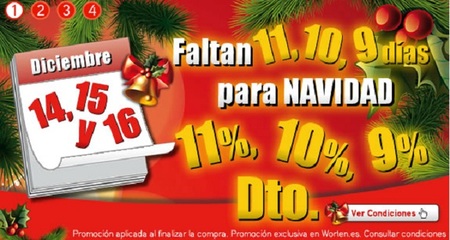Worten nos trae descuentos equivalentes a los días que restan para navidad