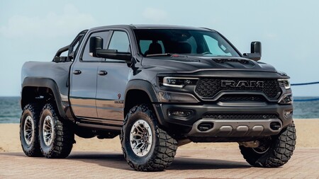 Ram 1500 TRX Warlord 6x6 by Apocalypse: Un monstruo de seis ruedas y más de 700 hp