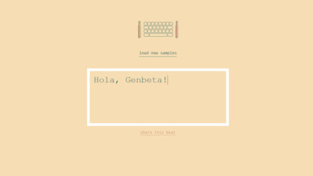 ¿Te gusta componer música? Con TypeDrummer cada letra que escribes es una sample de batería