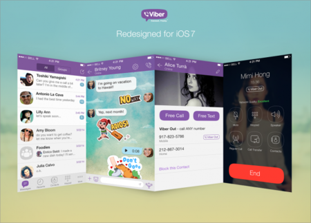 Viber no se rinde y aumenta las capacidades de su cliente para iOS