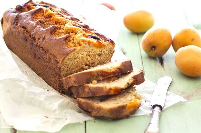 Bizcocho-sin-gluten-Albaricoque-platano