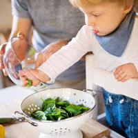 Verduras en la alimentación infantil: espinacas y acelgas