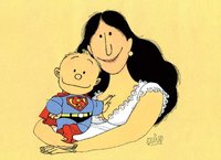 Calendario para 2011 de Unicef en Argentina: Humor y Lactancia Materna