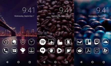モノイックホワイトアイコンパック