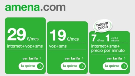 Amena mejora su punto más negativo y rebaja a tres euros el coste del alta para portabilidades